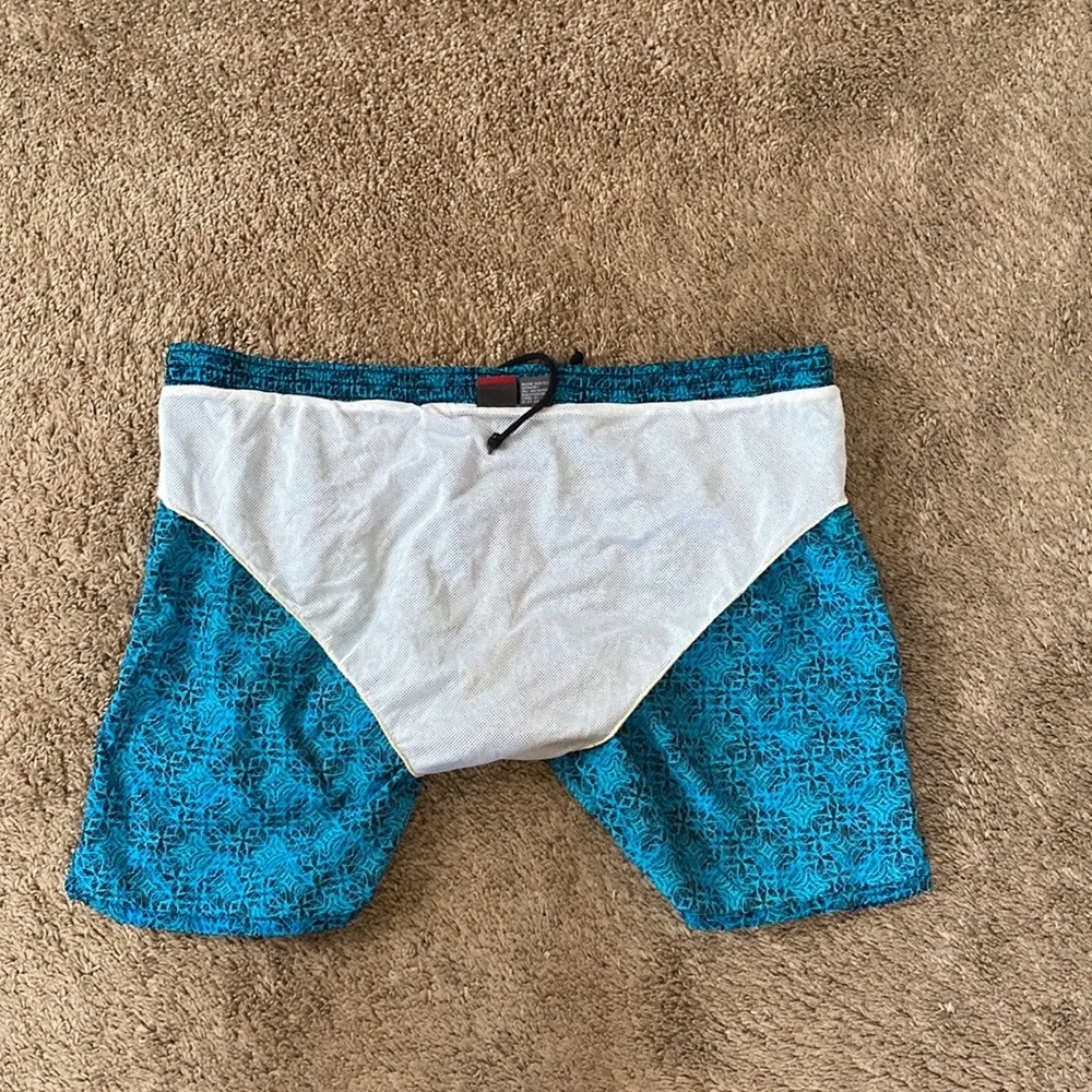 VTG 80’s 90’s Abstract Mens Swimsuit Bathing Swim Suit Shorts